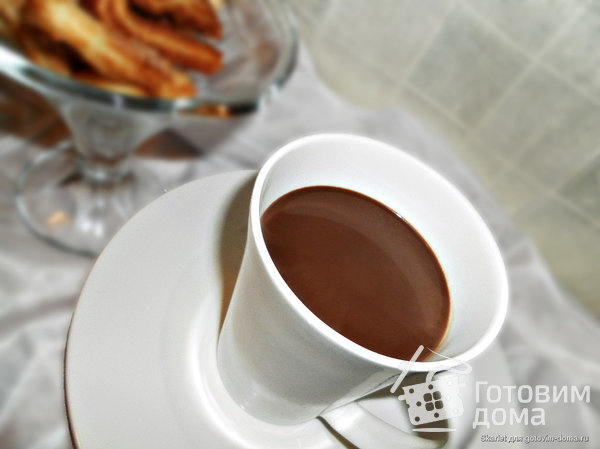 Chocolate con churros (чуррос с горячим шоколадом) фото к рецепту 5