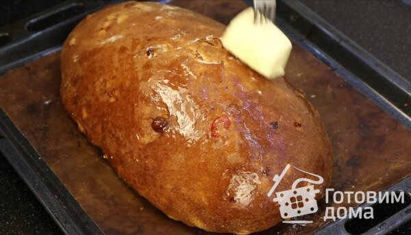 Сладкий рождественский хлеб фото к рецепту 16