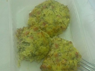 Кабачково-картофельные котлеты запеченые