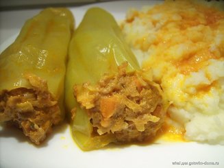 Фаршированый болгарский перец