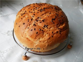 Хлеб с овсяными хлопьями