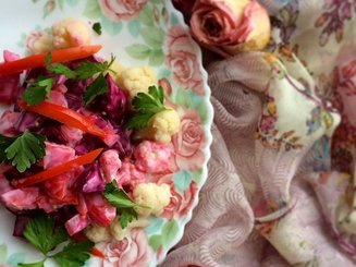 Салат "Розовый закат"