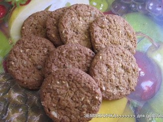 Овсяное печенье без муки и сахара