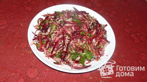 Cалат из свеклы и пекинской капусты фото к рецепту 5