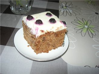 Мягкий пипаркоок со сливочной глазурью