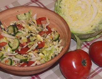 Летний салат по-молдавски