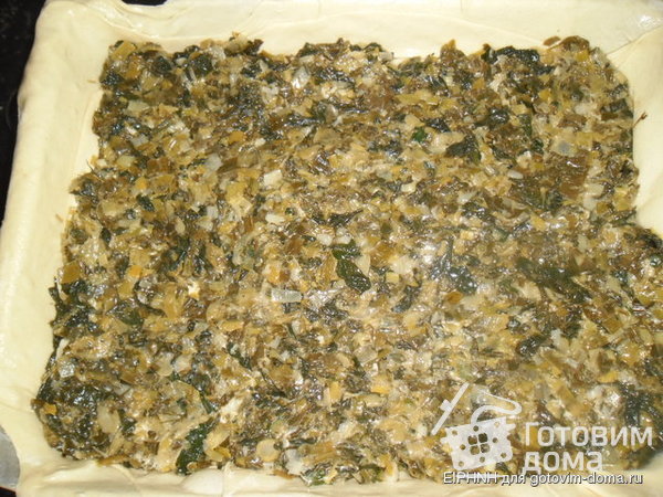Деревенское тесто Филло и Хортопита (травяной пирог) фото к рецепту 4