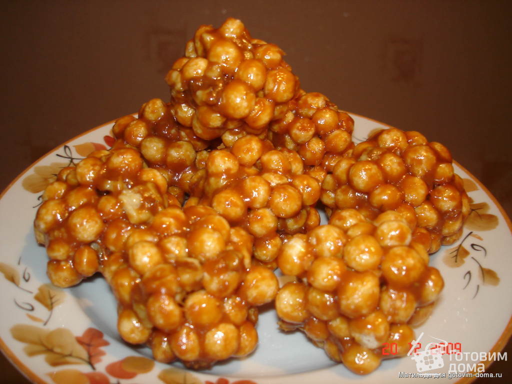 Пирожное из кукурузных палочек