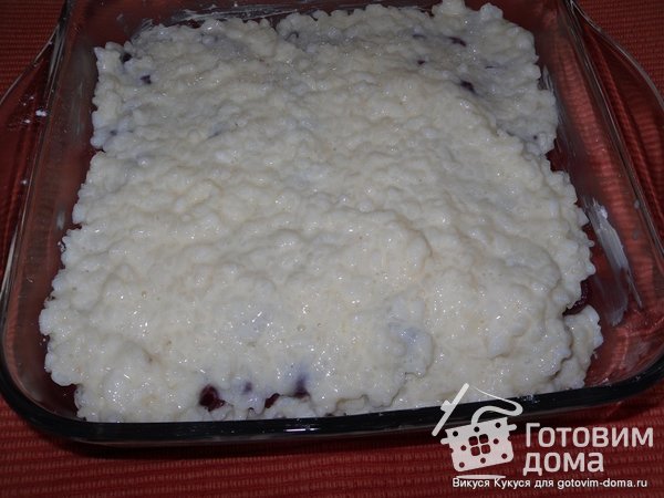 Рисовая запеканка с вишнями фото к рецепту 8