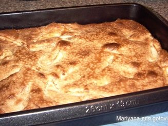 Шарлотка по маминому рецепту