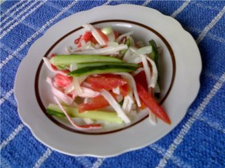 Салат" Морская пена"