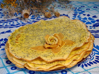 Кукурузные блины с маком