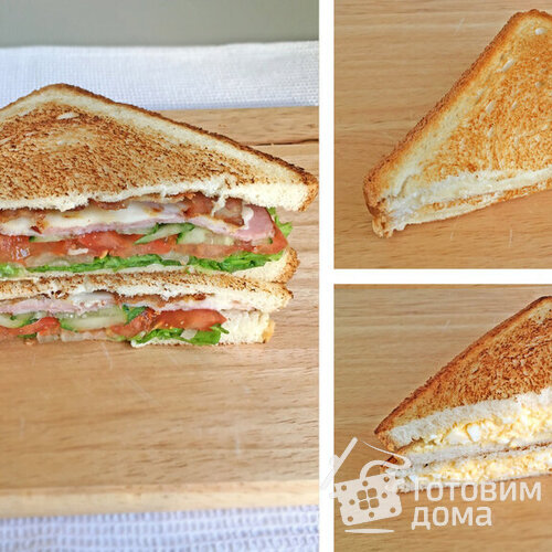 Сэндвичи, 3 варианта вкусных бутербродов