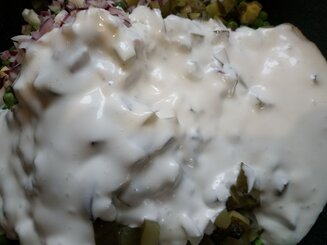 Постный майонез из консервированного горошка (без яиц и молока)