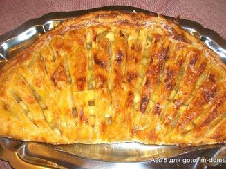 Слойки "Яблочные жалюзи"