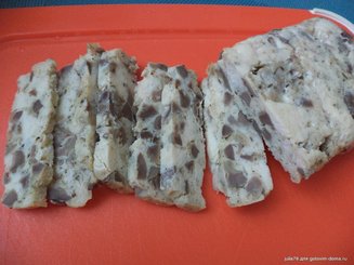 Куриная ветчина с сердечками