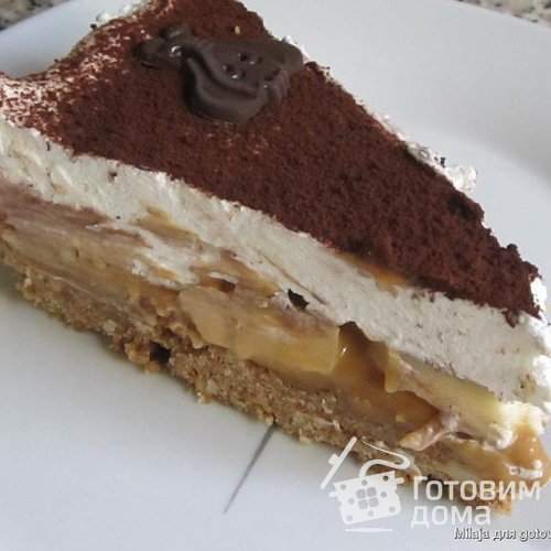 Banoffee Pie (карамельно-банановый торт-десерт без выпечки)