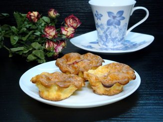 Творожная запеканка с кукурузной мукой