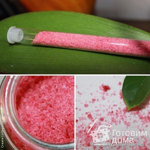 Малиновый сахар фото к рецепту 2