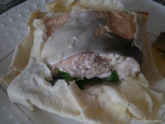 Рыба, запеченная в лаваше