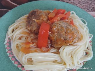 Спагетти с фрикадельками "Sugo"