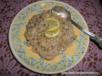 Маковая овсянка с лимоном