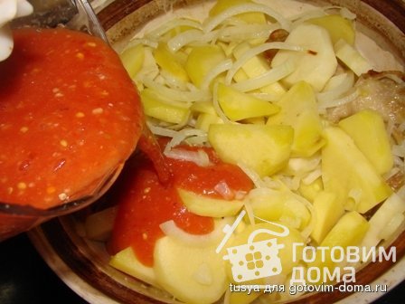 Фрах таген - курица с картофелем по-арабски фото к рецепту 3
