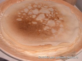 Тонкие блинчики на кефире "Ажурные"