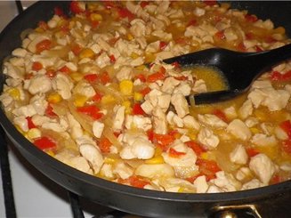 Куринное рагу "А-ля свининка"