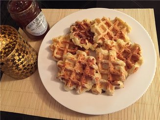 Сырники в вафельнице