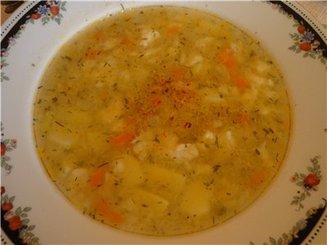 Яичный суп "Eier Suppe" (Затируха)