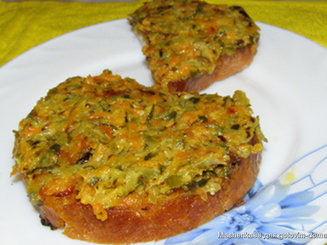 Закуска из соленых огурцов