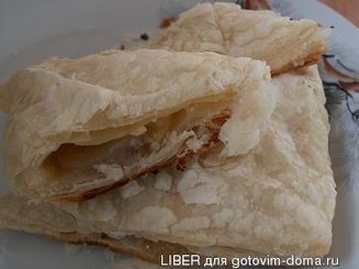 Индийское пироженое (с бананом и белым шоколадом)