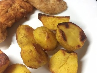 Картофель карри запечённый