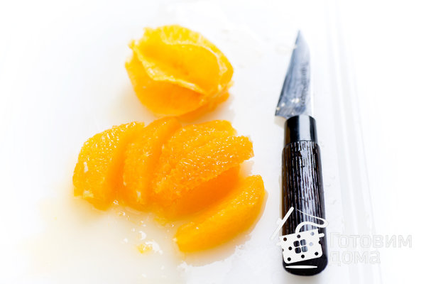 Салат с креветками, руколой и апельсиновой заправкой фото к рецепту 7