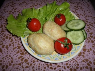 Куриные котлеты с яблоком