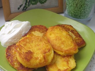 Тыквенные панкейки на кукурузной муке