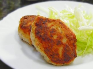 Куриные котлеты с яблоком