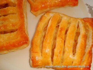 Слойки "Яблочные жалюзи"