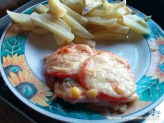 Пицца по-новому (Без муки, дрожжей, разрыхлителя)