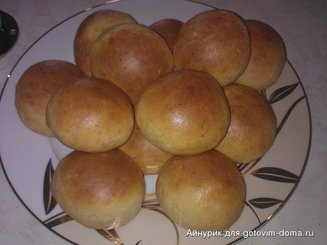 Быстрые сладкие творожные булочки на завтрак