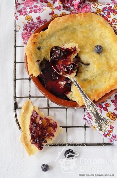 Blaeberry pie  - Английский черничный пай фото к рецепту 4