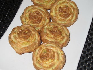 Маффины с яблоками и маком