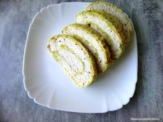 Рулет из кабачка