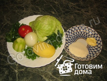 Овощной суп-пюре с манной крупой фото к рецепту 1