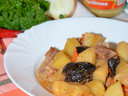 Курица с черносливом и картофелем в сметане от мандаринка++ Курица с черносливом и картофелем в сметане от мандаринка++