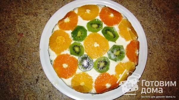 Перевернутый апельсиновый торт фото к рецепту 35