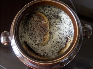 Сырники в маковом соусе