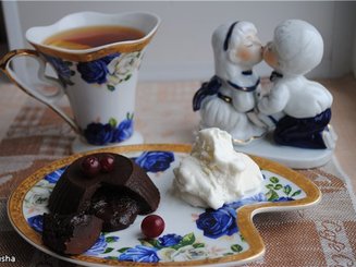 Шоколадный фондан