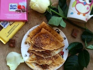 Блинчики с шоколадом